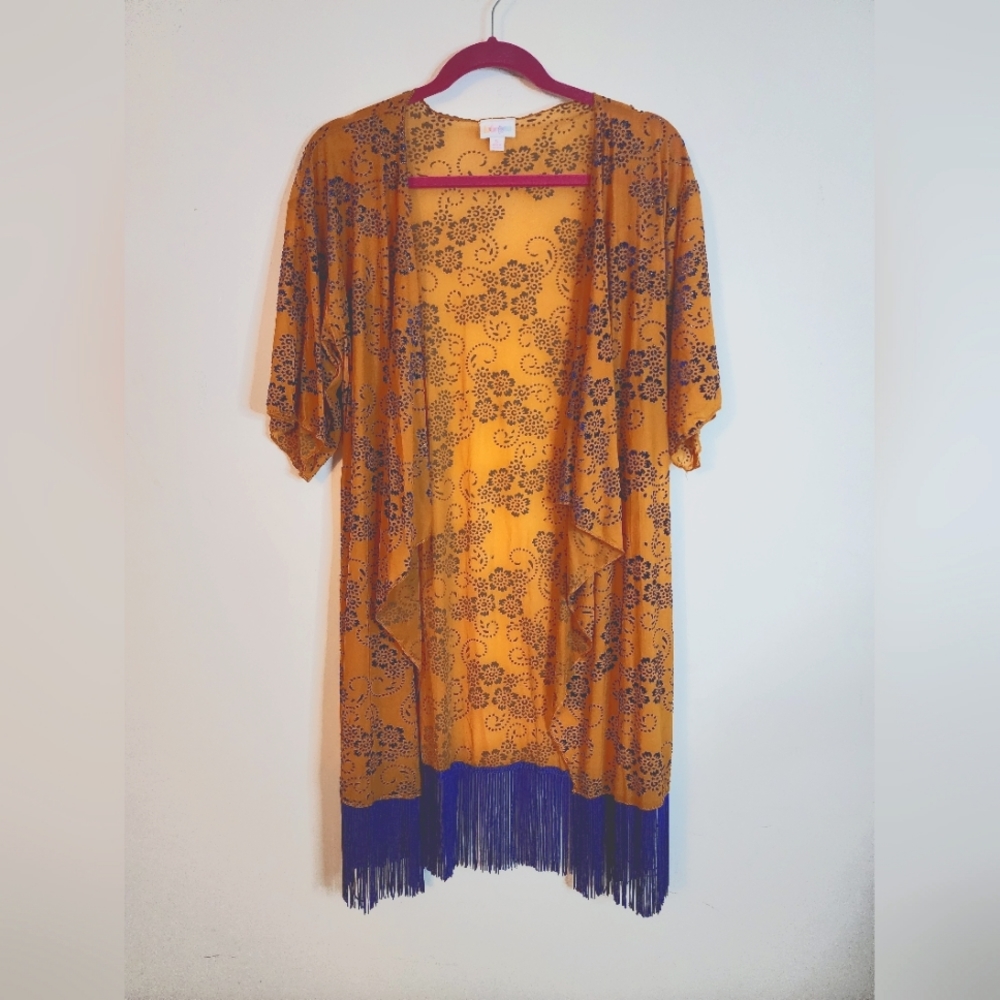 Lularoe small Monroe with velvet design.